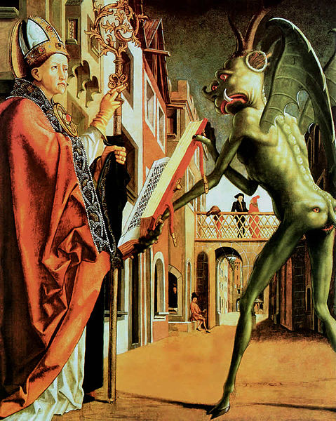 Supposed painting of a <q>demon</q>